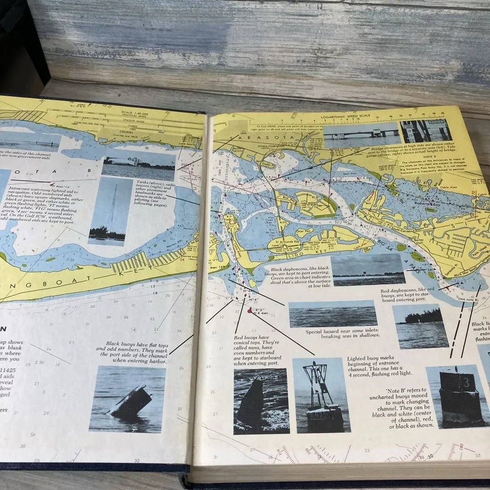 Vintage Chapman Piloting Seamanship & Small‎ Boat Handling 55th Edition 1981